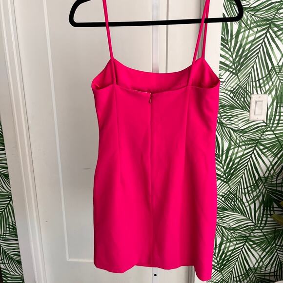Milly Hot Pink Lucy Mini Dress Size 2 - Picture 2 of 9
